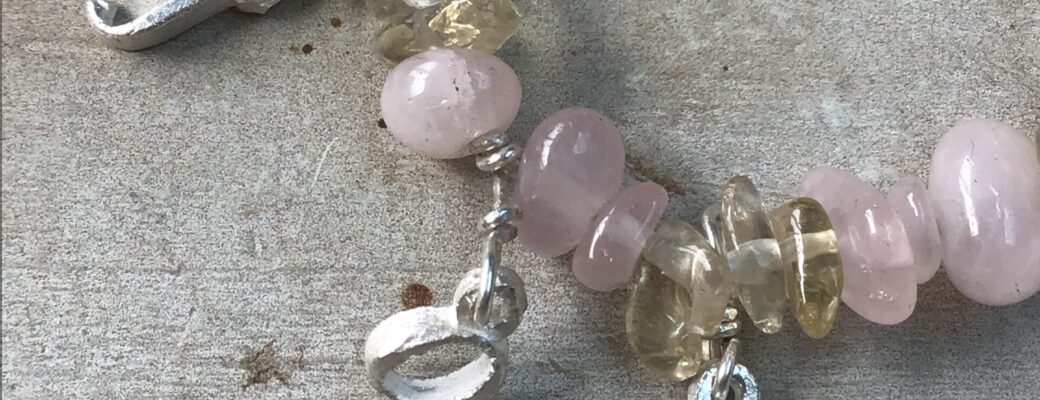 Joy & Sunshine Citrine & Rose Quartz Wellness Bracelet