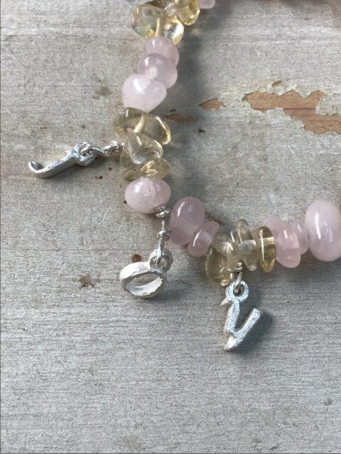 Joy & Sunshine Citrine & Rose Quartz Wellness Bracelet